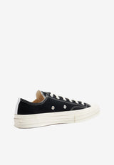 Comme Des Garçons Play X Converse Chuck 70 Canvas Sneakers Black AZ-K128-001_BLACK