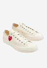 Comme Des Garçons Play X Converse Chuck 70 Canvas Sneakers White AZ-K128-001_WHITE