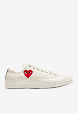 Comme Des Garçons Play X Converse Chuck 70 Canvas Sneakers White AZ-K128-001_WHITE