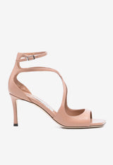 Jimmy Choo Azia 75 Nappa Leather Sandals Ballet Pink AZIA 75 NAP BALLET PINK