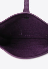 Mini Evelyne 16 Amazone in Cassis Clemence Leather with Palladium Hardware
