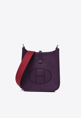 Mini Evelyne 16 Amazone in Cassis Clemence Leather with Palladium Hardware