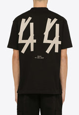 44 Label Group Logo Print Classic T-shirt Black B0030376FA141-/O_44LAB-P420