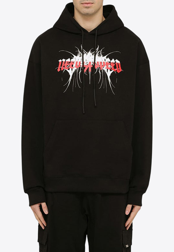 44 Label Group Speed Demon Print Hooded Sweatshirt Black B0030413-FA139/O_44LAB-P402