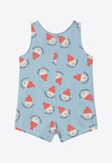Bobo Choses Babies Morning Egg Print Romper Light Blue B125AB077DE/Q_BOBO-LB