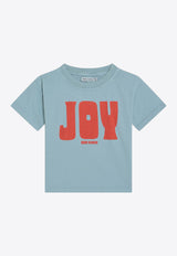 Bobo Choses Boys Joy Print T-shirt Blue B125AC010CO/Q_BOBO-GR