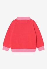 Bobo Choses Babies Rocking Horse Knitted Sweater Red B225AB021CO/R_BOBO-RE