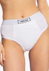 Logo Waistband Ribbed Briefs