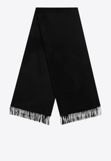 Max Mara Baci Cashmere Fringed Scarf Black BACICO/R_MAXM-006