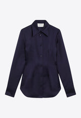 Sportmax Bacino Long-Sleeved Fitted Shirt Violet BACINO1234PL/R_SPORM-005