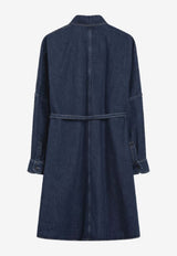 Weekend Max Mara Balenio Mini Denim Shirt Dress Blue BALENIODE/R_MAXMW-001