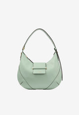 Jimmy Choo Small Bar Hobo Bag in Biker Leather Green BAR HOBO/S BKL VERDE/SHINY GOLD