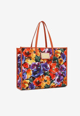 Dolce & Gabbana Large Abstract Flower Print Tote Bag BB2274 AI354 HM4YE Multicolor
