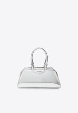 Givenchy Small Antigona East-West Laminated Leather Handbag Silver BB5130B29U/R_GIV-934
