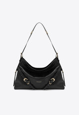 Givenchy Medium Voyou Leather Shoulder Bag Black BB5131B2AE/R_GIV-001