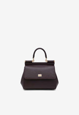 Dolce & Gabbana Medium Sicily Handbag Burgundy BB6003B1001/S_DOLCE-8M073