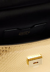 Dolce & Gabbana Medium Sicily Python Print Leather Top Handle Bag Gold BB6003 C2F49 87503