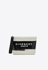 Givenchy Logo Tape Pouch Bag Monochrome BB60PNB2CE/R_GIV-255
