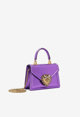 Dolce & Gabbana Small Devotion Leather Top Handle Bag BB6711 A1016 8H462