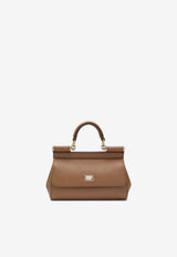 Dolce & Gabbana Small Sicily Top-Handle Bag Brown BB7116B1001/S_DOLCE-8M417