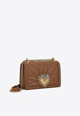 Dolce & Gabbana Medium Devotion Quilted Leather Crossbody Bag Bags Color