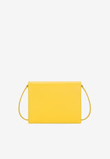 Dolce & Gabbana DG Logo Crossbody Bag in Calf Leather Yellow BB7287 AW576 80205
