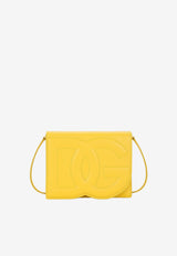Dolce & Gabbana DG Logo Crossbody Bag in Calf Leather Yellow BB7287 AW576 80205