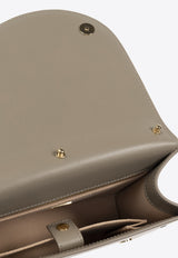 Dolce & Gabbana DG Logo Leather Crossbody Bag Beige BB7287 AW576 8I399