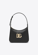 Dolce & Gabbana DG 3.5 Calf Leather Shoulder Bag Black BB7598AW576/S_DOLCE-80999