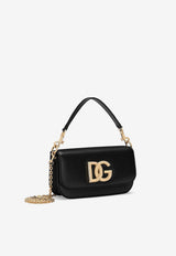 Dolce & Gabbana 3.5 Crossbody Bag in Calf Leather BB7603 AW576 80999 Black