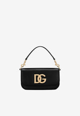 Dolce & Gabbana 3.5 Crossbody Bag in Calf Leather BB7603 AW576 80999 Black