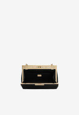 Dolce & Gabbana Small Marlene Satin Shoulder Bag BB7635 A7630 80999 Black