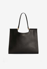 Dolce & Gabbana Large Sicily Calf Leather Tote Bag Black BB7727 B7321 80999