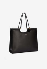 Dolce & Gabbana Large Sicily Calf Leather Tote Bag Black BB7727 B7321 80999
