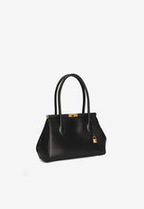 Dolce & Gabbana Marlene Everyday Shoulder Bag in Grained Leather Black BB7734 A3G19 80999