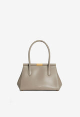 Dolce & Gabbana Marlene Everyday Shoulder Bag in Grained Leather Beige BB7734 A3G19 8I399