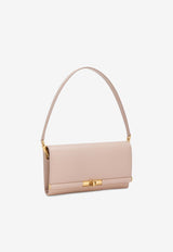 Dolce & Gabbana Marlene Grained Leather Clutch Bag Pink BB7756 A3G19 80095