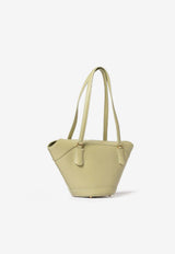 Dolce & Gabbana Coffa Capri Leather Shoulder Bag Green BB7815 AK274 80527