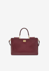 Dolce & Gabbana Vittoria Calf Leather Top Handle Bag Red BB7896AZ000/S_DOLCE-83028