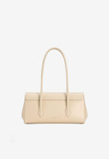 Dolce & Gabbana Marlene Shoulder Bag in Palmellato Calfskin Cream BB7927 A3G19 8H000