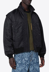 Brain Dead Zip Bomber Jacket Black BDF25O010047NY/R_BRAID-BLK