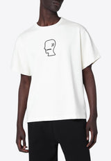 Brain Dead 3D Logohead T-shirt Cream BDF25T000047CO/R_BRAID-NA