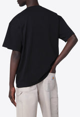 Brain Dead Crack an Egg Printed T-shirt Black BDF25TO00046CO/R_BRAID-BLK