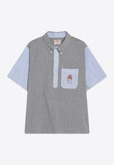 Brain Dead X Brooks Brothers Gingham Check Polo Shirt Multicolor BDS25T11O041CO/Q_BRAID-BM