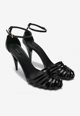 Givenchy Cage 90 Patent Leather Sandals Black BE30ADE1K6/S_GIV-001