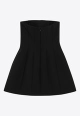 Max Mara Pianoforte Betel Strapless Bustier Mini Dress Black BETELCO/R_MAXMP-004