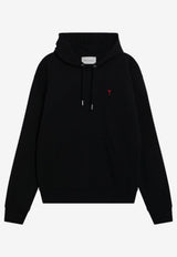 AMI PARIS Ami De Coeur Hooded Sweatshirt Black BFUSW235U730/S_AMI-001