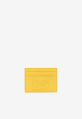 Dolce & Gabbana DG Logo Leather Cardholder BI0330 AG081 80205 Yellow
