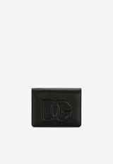 Dolce & Gabbana DG Logo Calf Leather Wallet Black BI1211 AG081 80999
