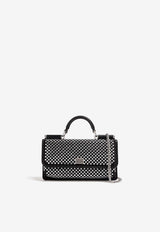 Dolce & Gabbana Crystal-Embellished Mini Top Handle Bag BI3280 AP602 8S488 Silver